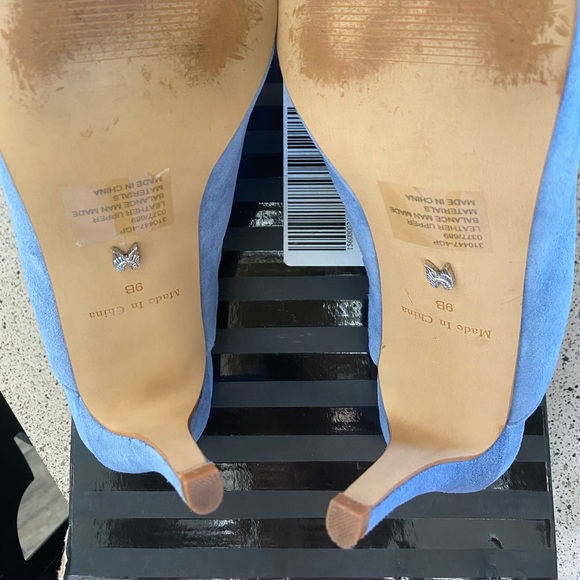 Beautiful VS Seascape Suede Blue heels - Picture 7 of 9